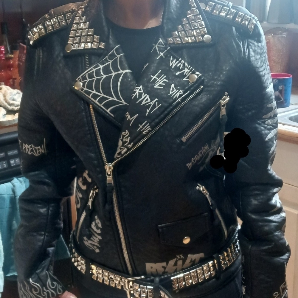 Leather jacket